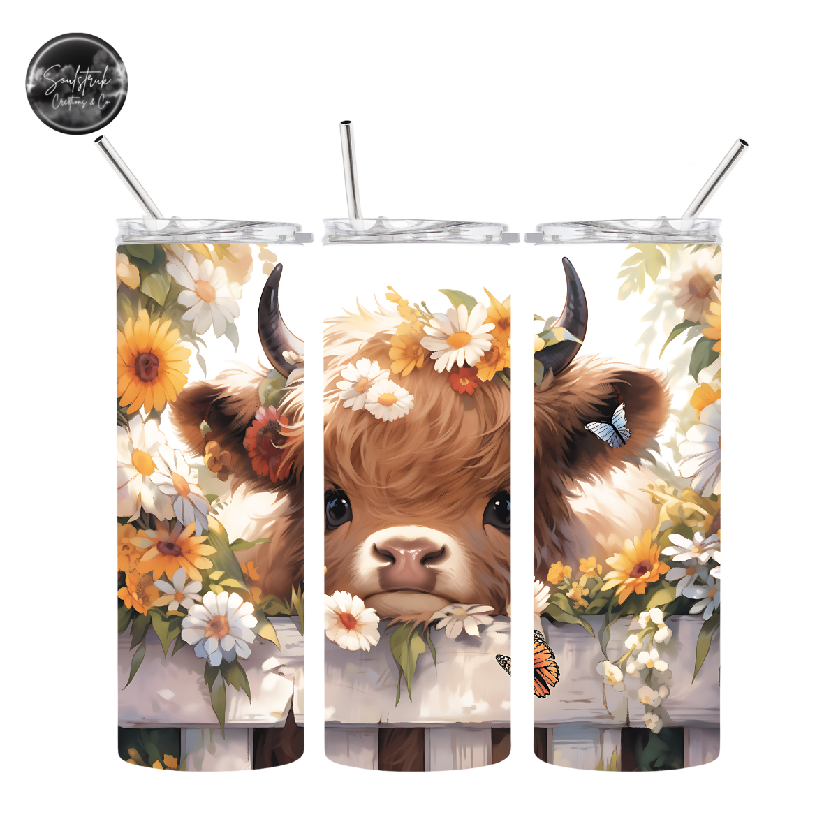 20oz Baby Highland Cow Tumbler