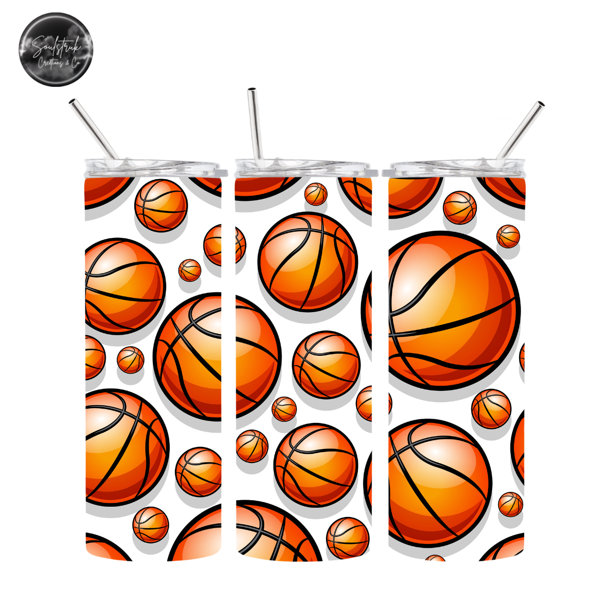 20oz 3D Basketball Tumbler