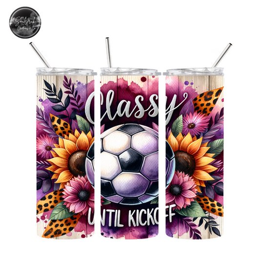 20oz Classy Until Kickoff Tumbler