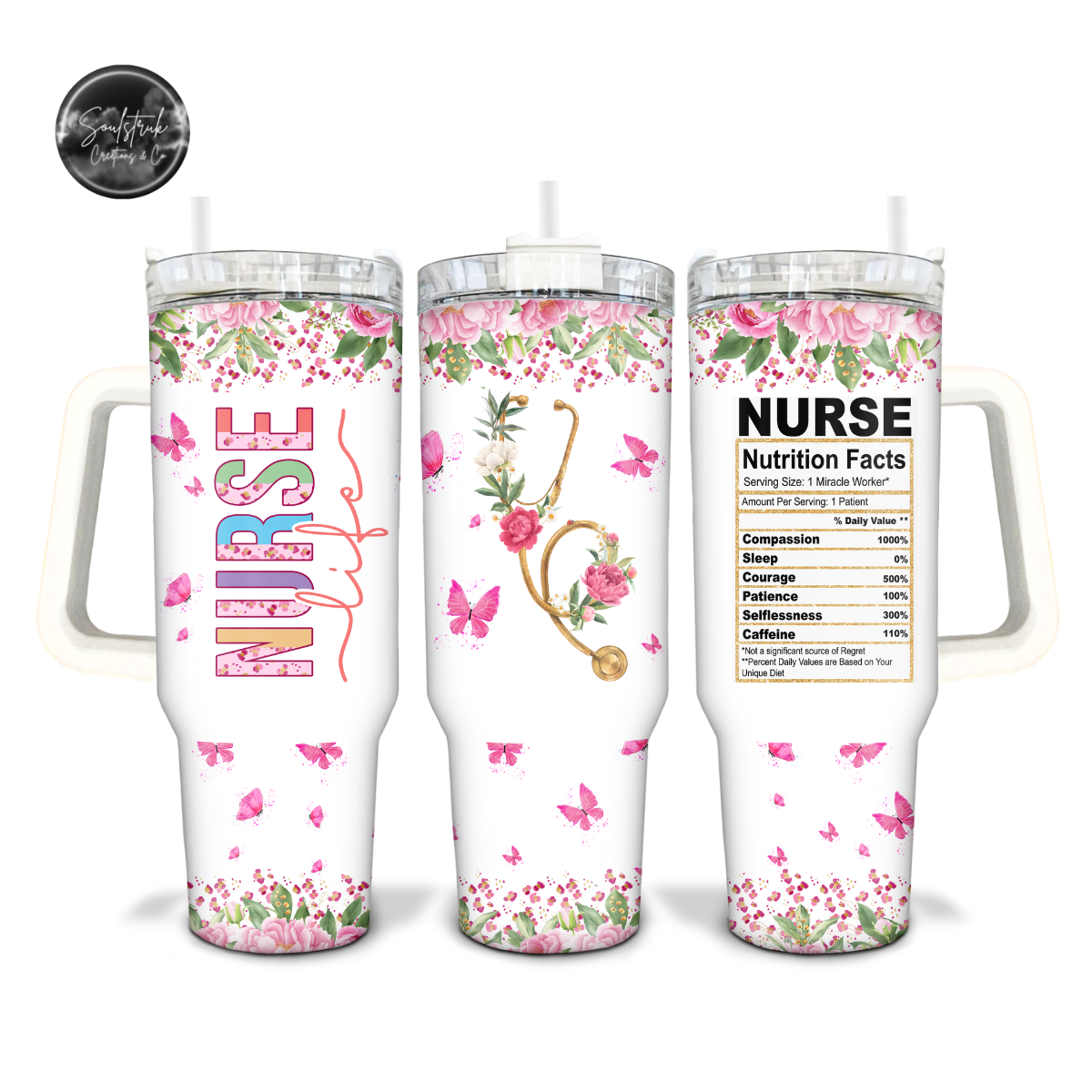 40oz Nurse Life Tumbler