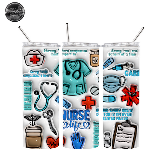 20oz Nurse Life Tumbler