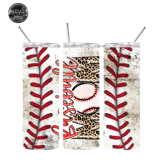 20oz Baseball Mom Tumbler