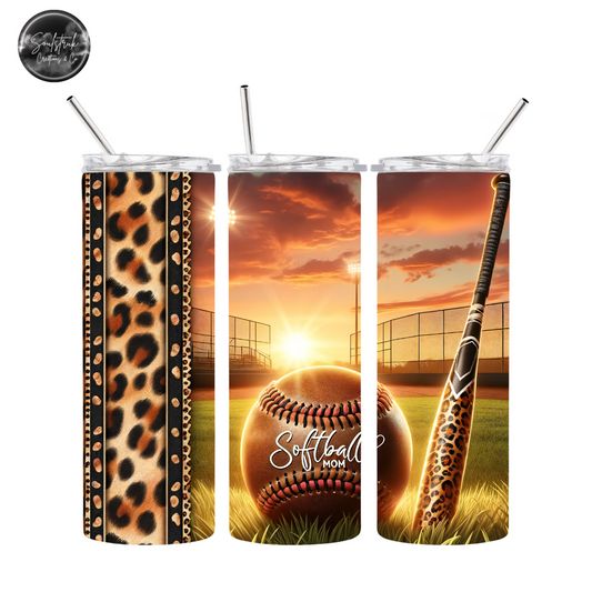 20oz Softball Mom Tumbler